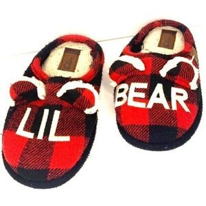 DF by Dearfoams Lil Bear Unisex Slippers 👧